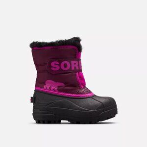 Sorel Toddler SNOW COMMANDER™ Snow Boots Purple/Pink In Size 6 New